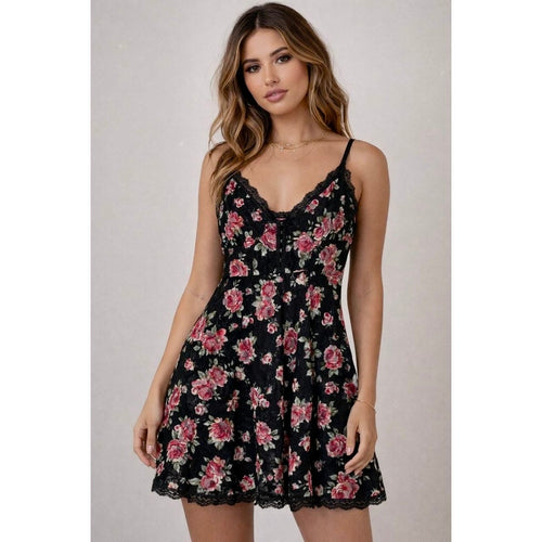 Betsey Johnson Vintage for Urban Outfitters Floral Lace Dress | US S | Excellent Condition