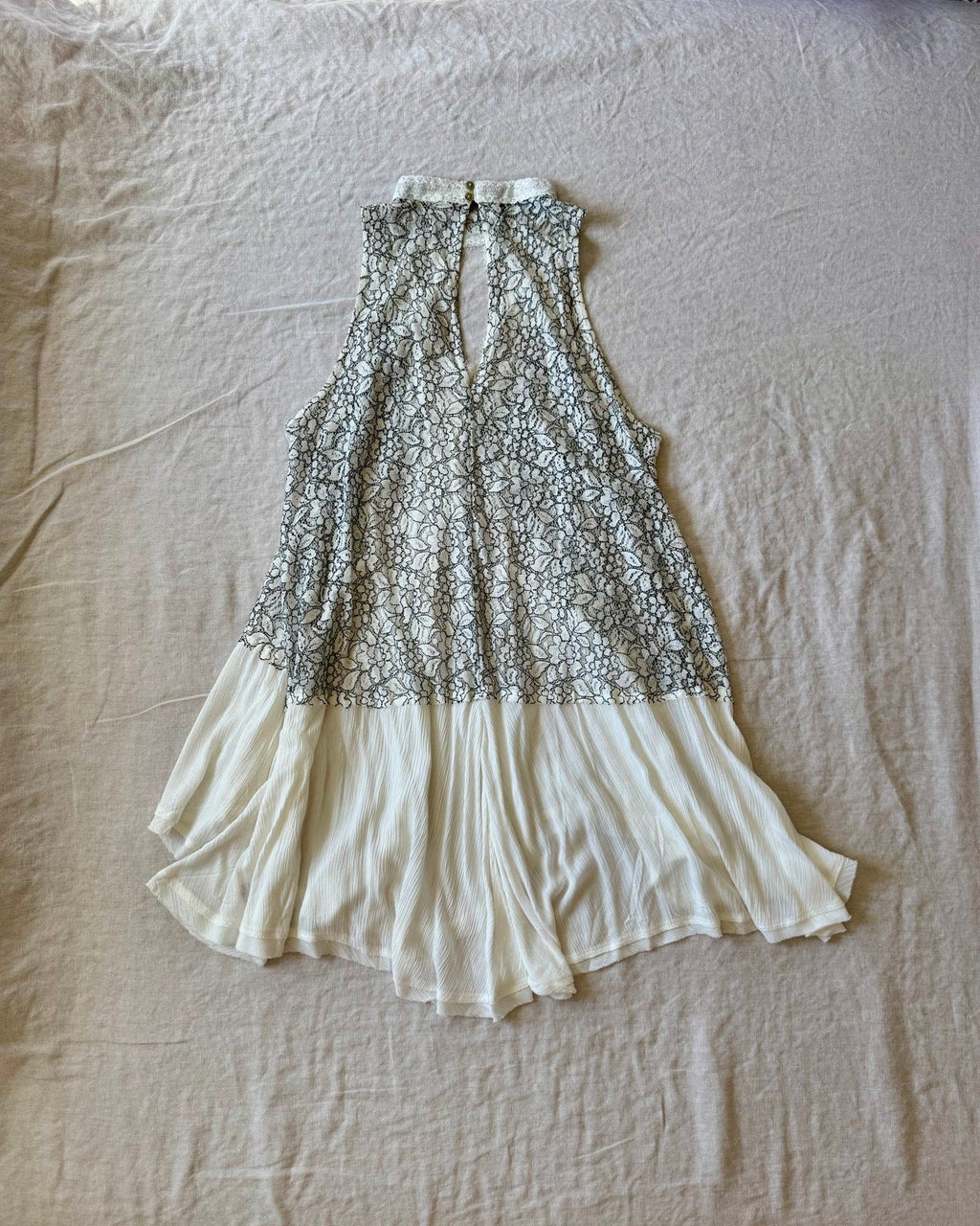 Free people Cross my Heart in Lace Tunic - NWT
