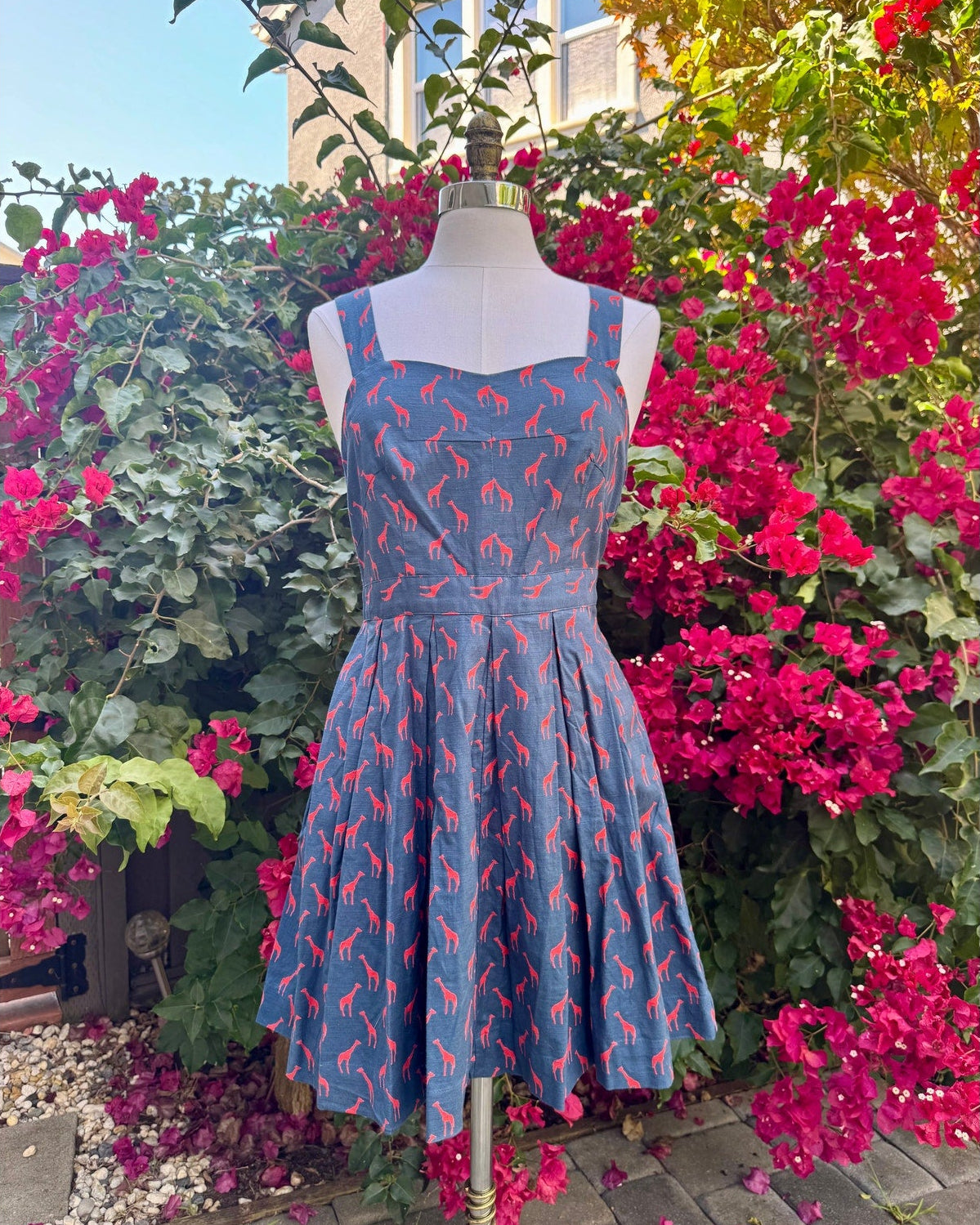 Urban Outfitters Cooperative Giraffe print Dress | US 10 | NWT