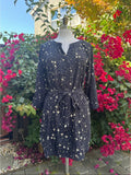 Star Print Andrèè by Unit Shirt Dress | US M | NWT