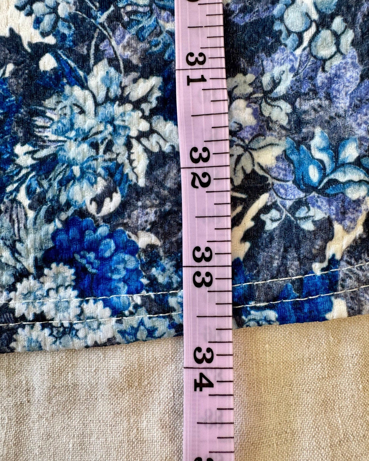 ASOS Blue flower Skater Dress | UK 12 EU 40 US 8  | NWT