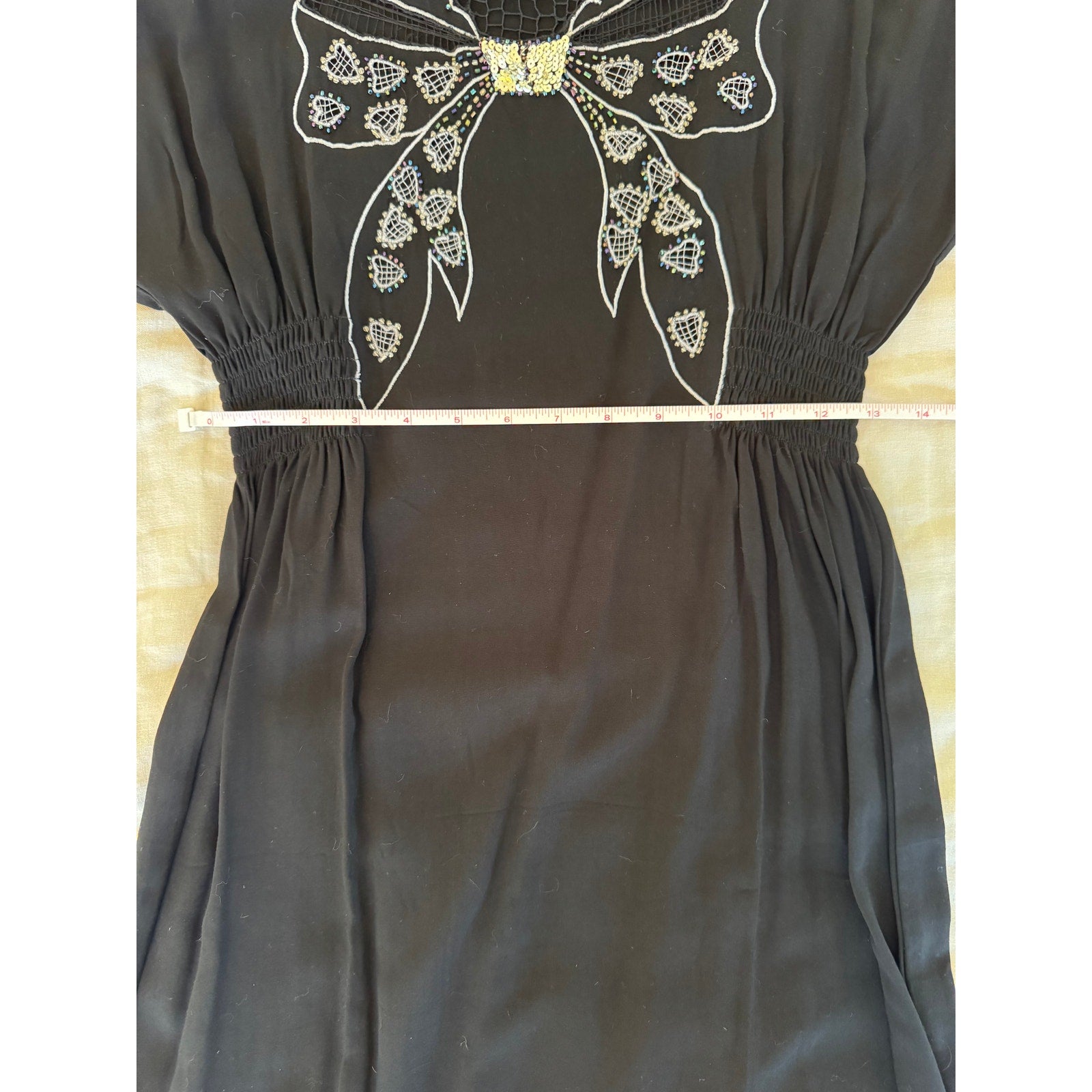 Retro Sugarhill Boutique Dress with Bow | US L | Excellent Condition