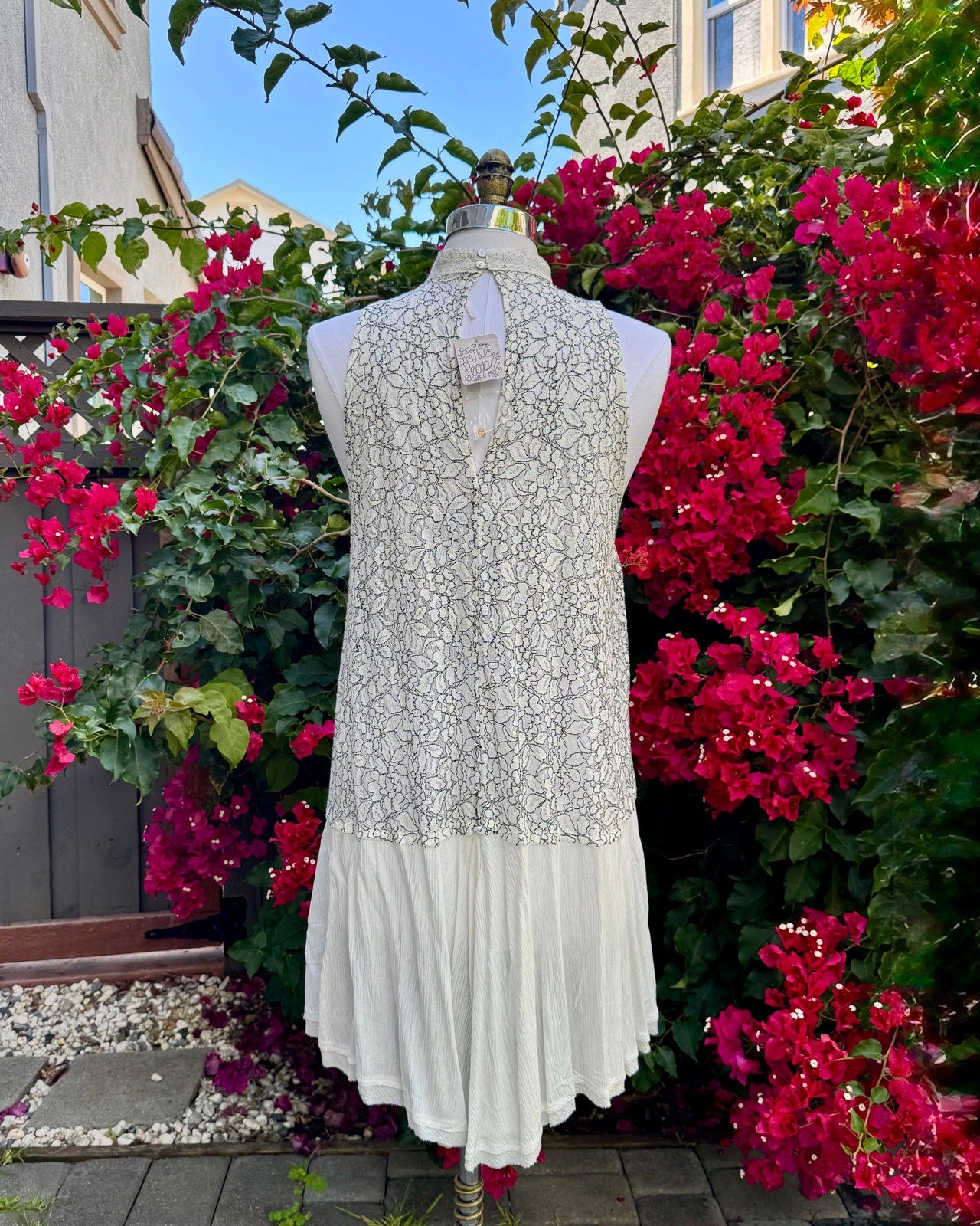 Free people Cross my Heart in Lace Tunic - NWT