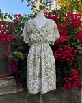 Blue Robin Dress with Flutter Sleeves | US 10 | Excellent Condition
