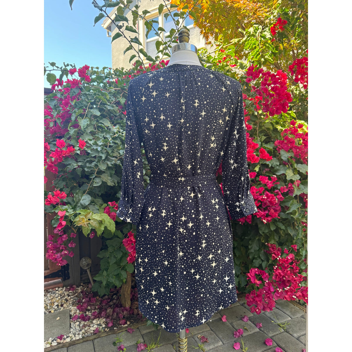 Star Print Andrèè by Unit Shirt Dress | US M | NWT