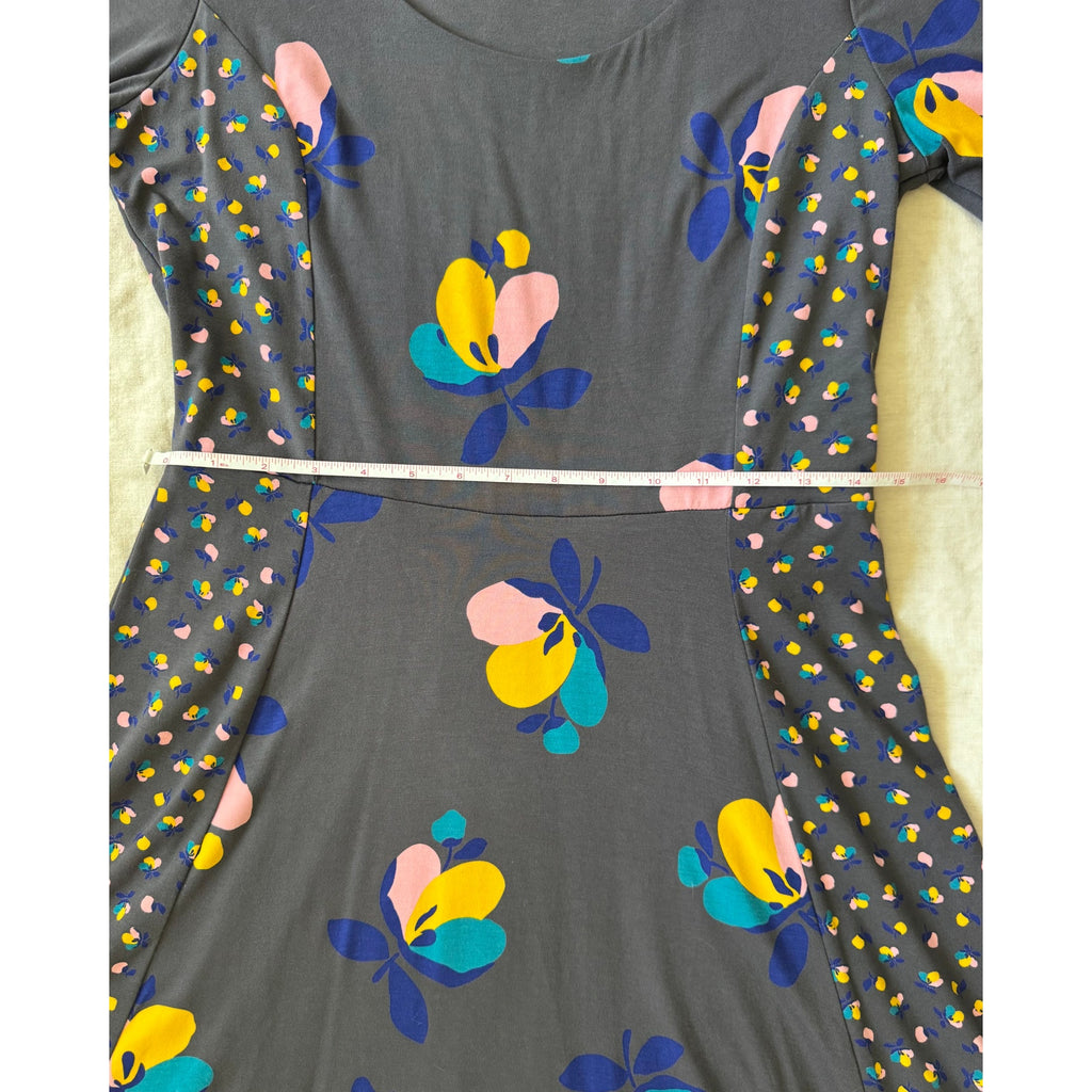 Boden Alannah Floral Jersey Dress Midi | UK 12 / US 8 | Excellent Condition