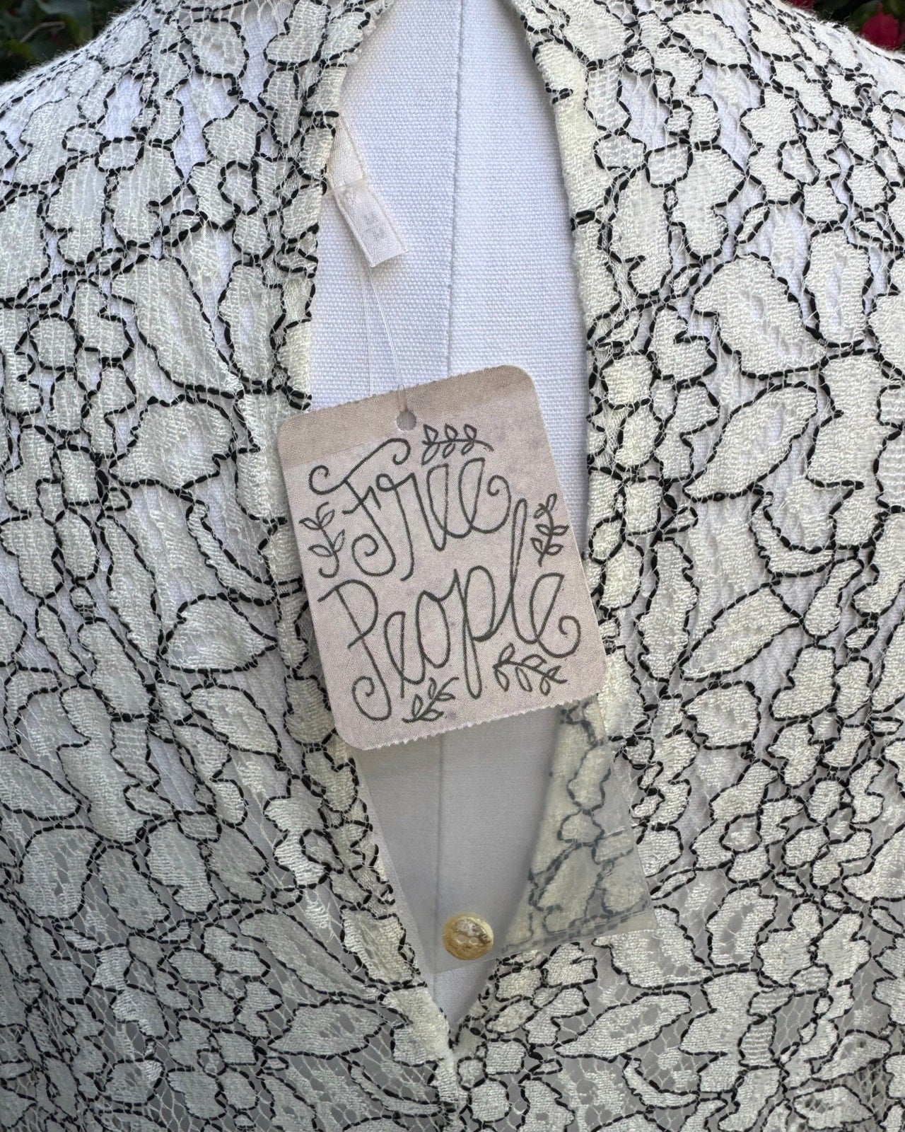 Free people Cross my Heart in Lace Tunic - NWT