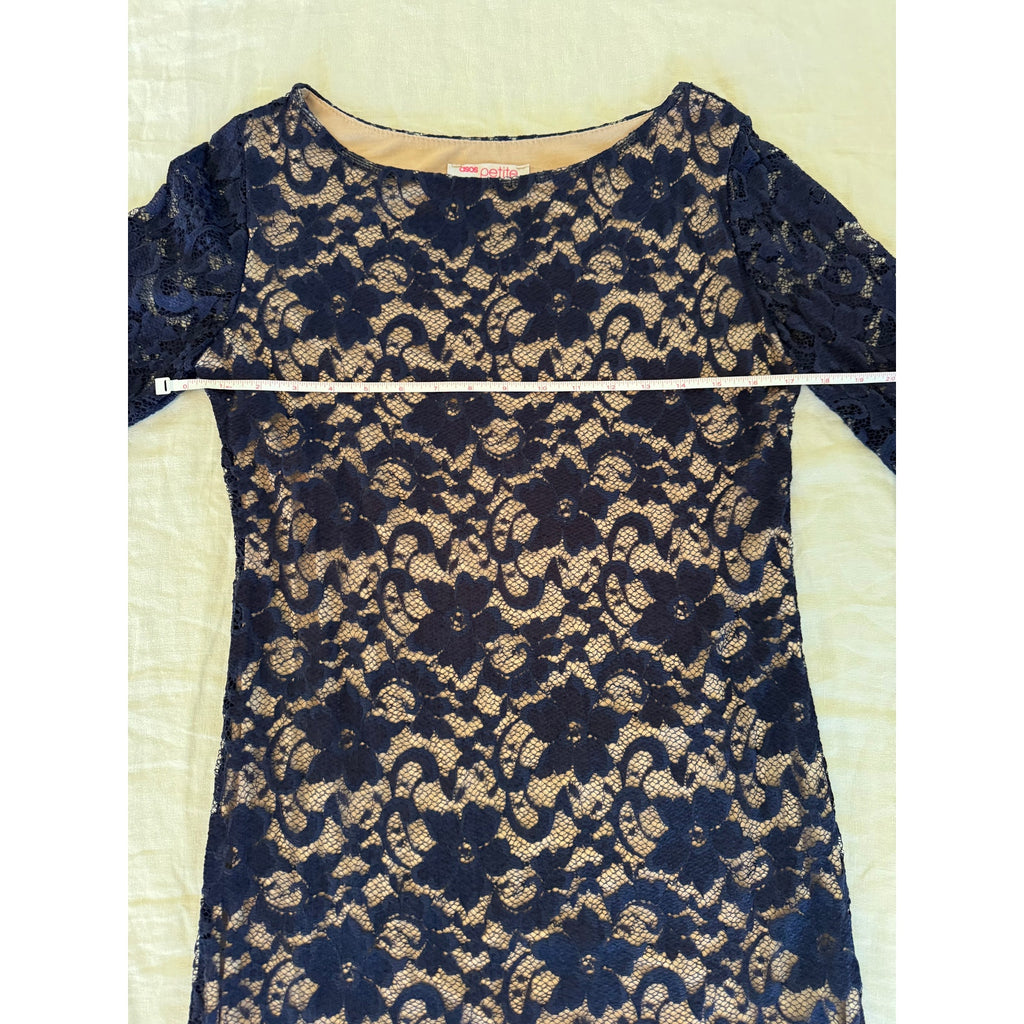 ASOS Petite Elegant Lace Shift Dress | US 10 Petite | Excellent Condition