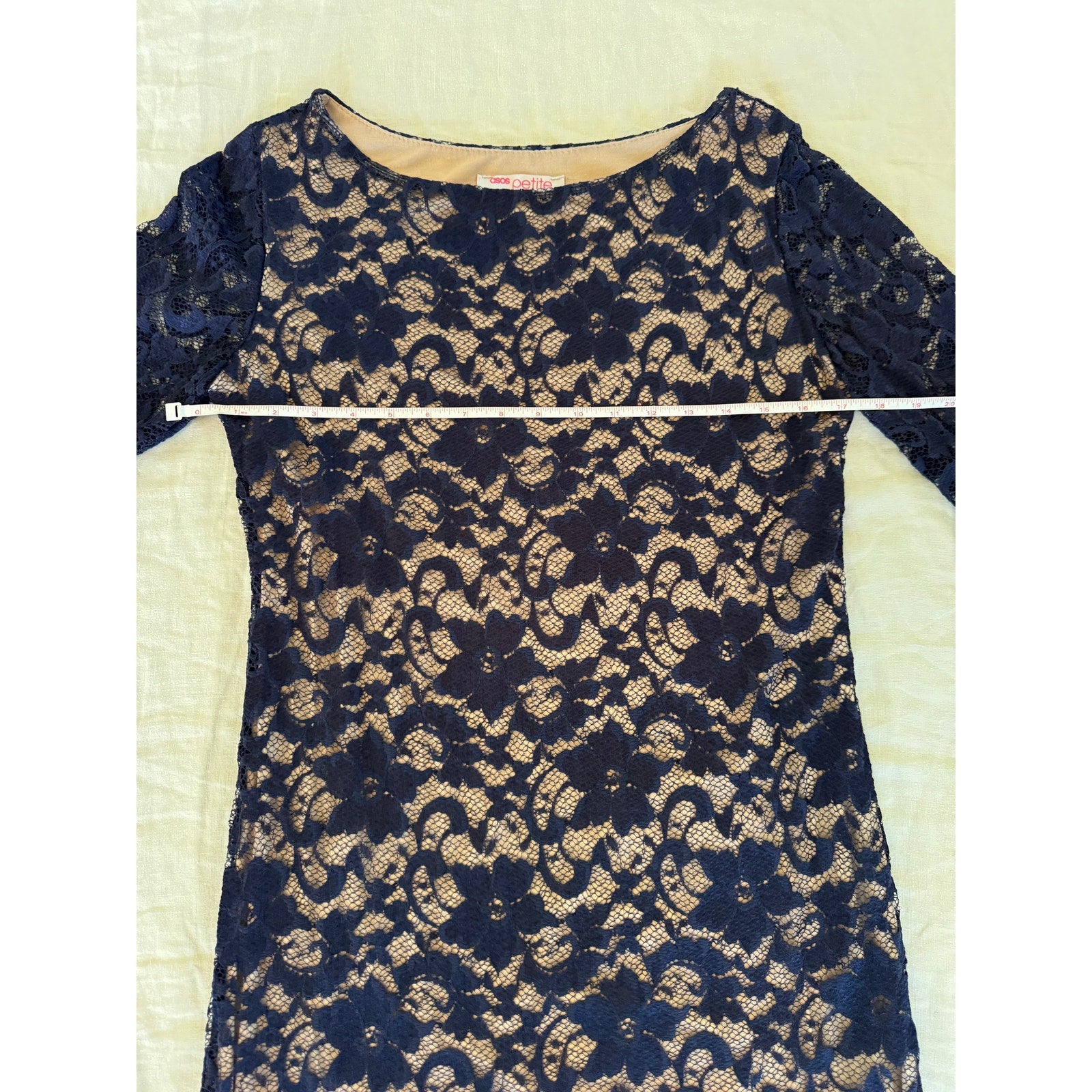 ASOS Petite Elegant Lace Shift Dress | US 10 Petite | Excellent Condition