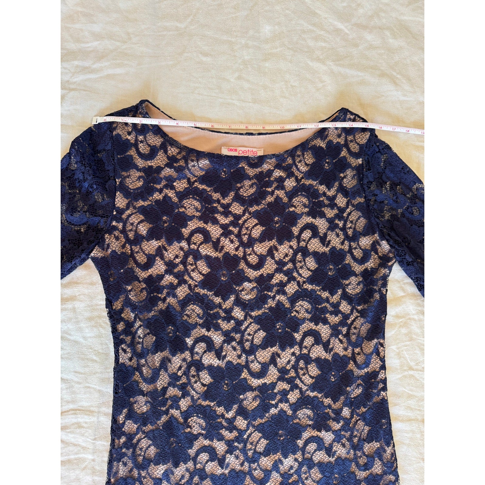 ASOS Petite Elegant Lace Shift Dress | US 10 Petite | Excellent Condition
