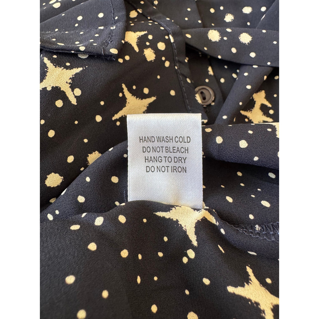 Star Print Andrèè by Unit Shirt Dress | US M | NWT