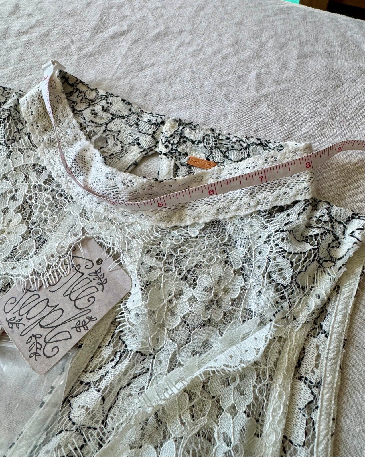 Free people Cross my Heart in Lace Tunic - NWT