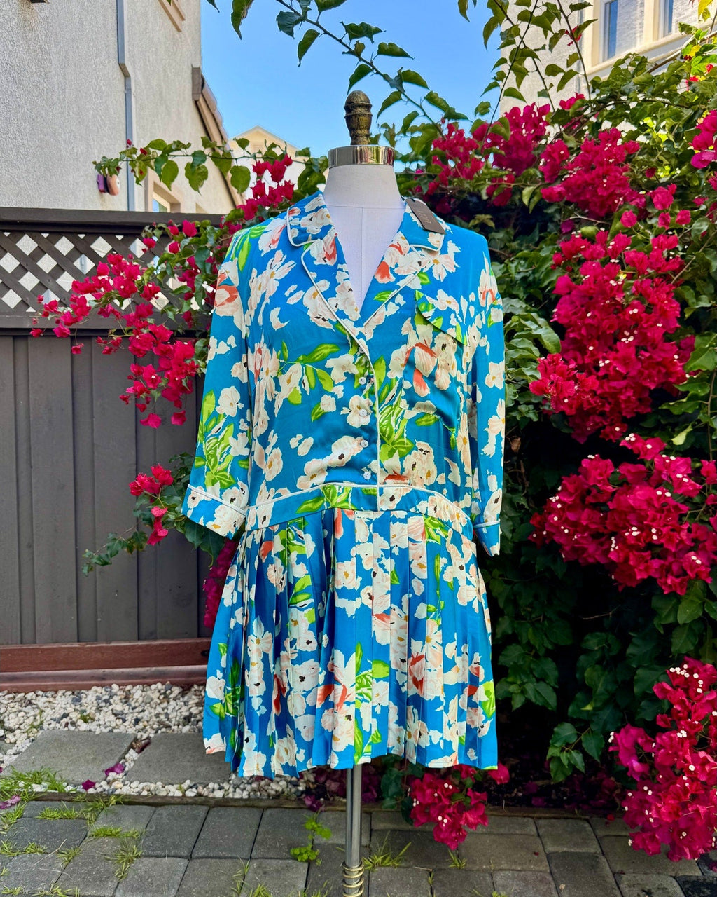 Lucca Couture Priscilla Printed Shirtdress - NWT