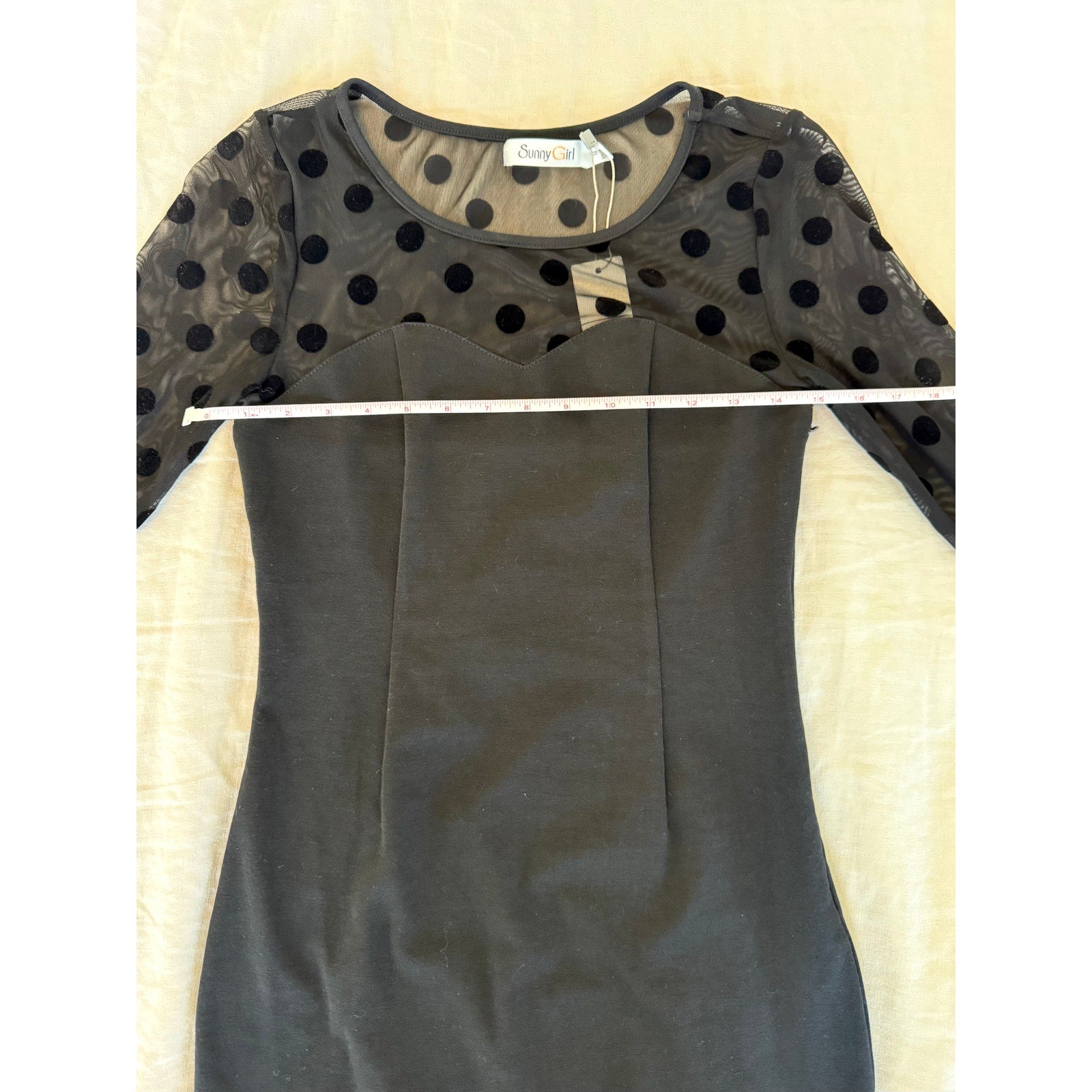 Retro Sunny Girl Polka Dot Dress | US M | NWT