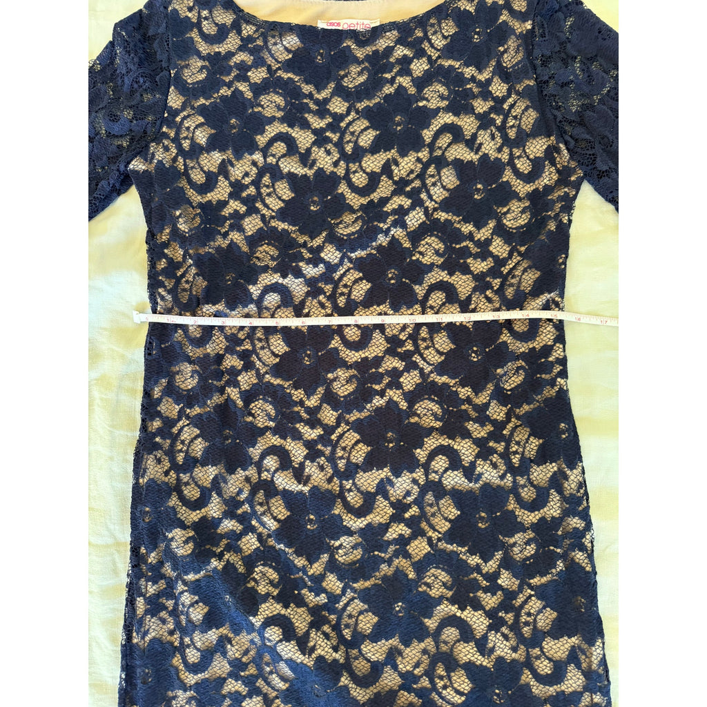 ASOS Petite Elegant Lace Shift Dress | US 10 Petite | Excellent Condition