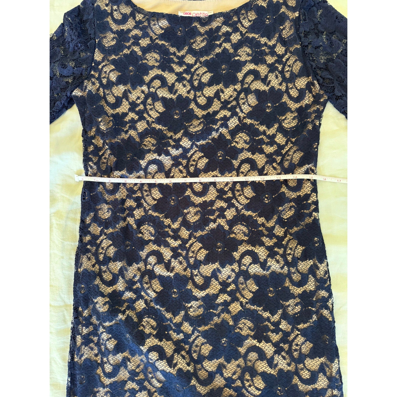 ASOS Petite Elegant Lace Shift Dress | US 10 Petite | Excellent Condition