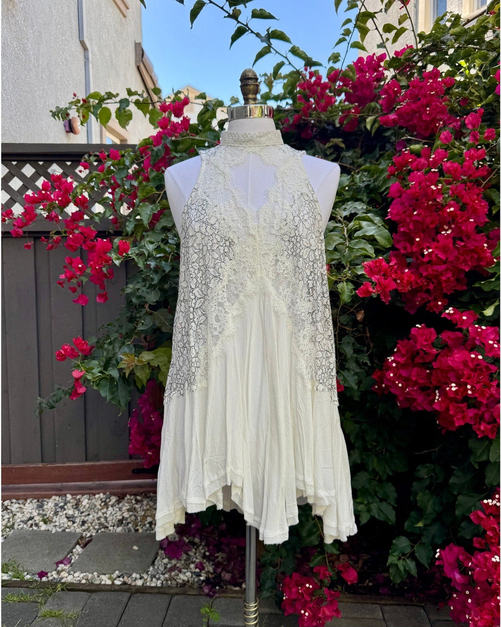 Free people Cross my Heart in Lace Tunic - NWT