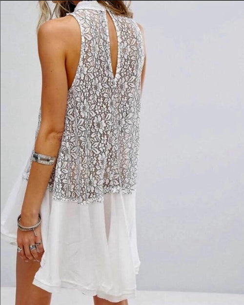 Free people Cross my Heart in Lace Tunic - NWT